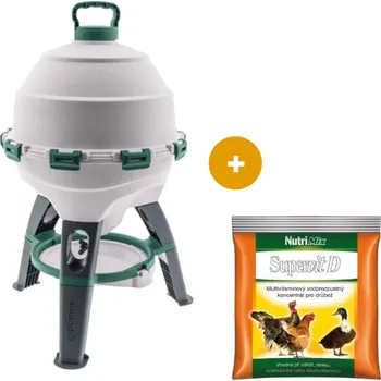 Chov hospodářského zvířete Sifonová napáječka pro drůbež OPTIMUS, 25 litrů + Supervit D 100g ZDARMA