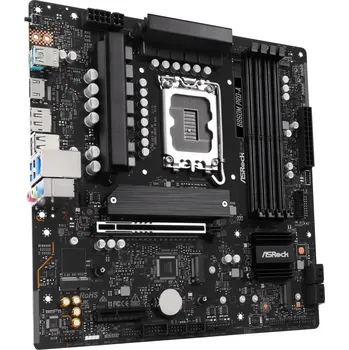 Základní deska ASRock B860M Pro-A / Intel B860 / LGA1851 / 4x DDR5 / 3x M.2 / HDMI / DP / USB-C / mATX