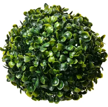 umělá květina Koule z umělých zelených lístků S – 17 cm