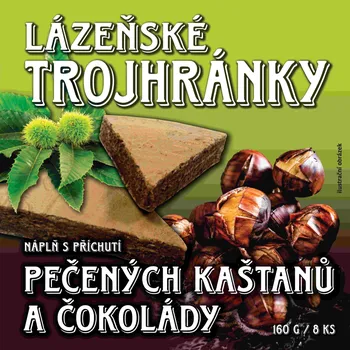 CLIP Luhačovice Lázeňské trojhránky pečené kaštany 160g