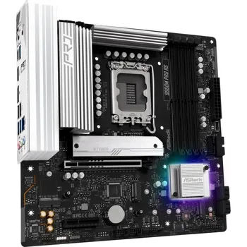 Základní deska ASRock B860M Pro RS / Intel B860 / LGA1851 / 4x DDR5 / 3x M.2 / HDMI / DP / USB-C / mATX