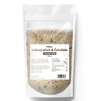 Fitness strava FitMar.cz ovesná kaše lískový ořech a čokoláda 500 g