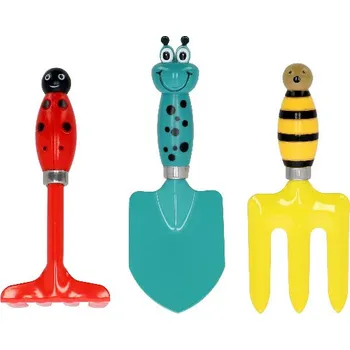 Nářadí dětské HMYZ INSECTS, s broučky, zahradní, 18-21cm, multicolor (obsahuje 3ks)|Esschert Design