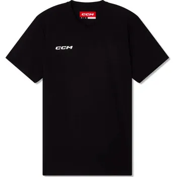 Pánské tričko Triko CCM Lightweight Training SR, černá, Senior, XXL CCM
