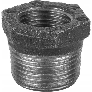 Příslušenství ke kompresoru Redukční černá spojka 241, šroubení - převlečná matice, typ N4, VNĚJŠÍ ZÁVIT/VNITŘNÍ ZÁVIT