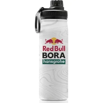 Láhev Kovová láhev na vodu Red Bull Bora Hansgrohe s logem
