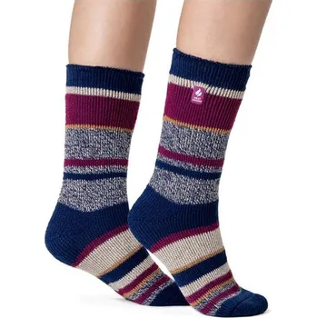 Dámské termo ponožky HEAT HOLDERS ponožky dámské stripe BSLHH433, vel. 37-41 37-42 Mix barev