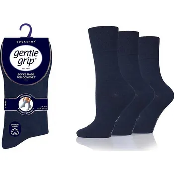 Dámské ponožky Dámské ponožky volný lem GENTLE GRIP SOLRG68NVY, vel. 37-42 tmavě modré 37-41 Tmavě modrá