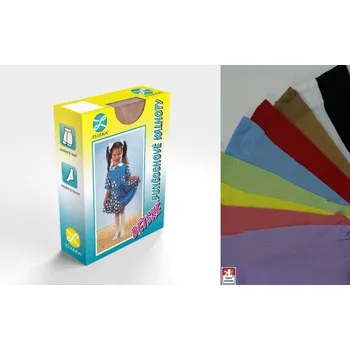 Punčochové kalhoty DÍVČÍ HLADKÉ 120 Černá