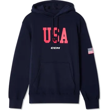 Pánská mikina Pánská mikina CCM Flag Hood Team USA Navy XL