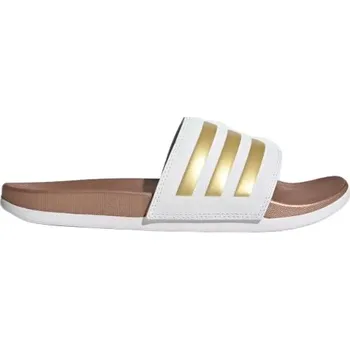 Pánské pantofle Dámské šlapky (plážová obuv) ADIDAS-Adilette Comfort W cloud white/cloud white/matte gold Bílá 39