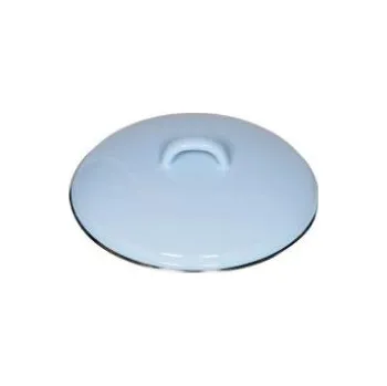 Poklice Smaltovaná poklice - 18 cm - modrá