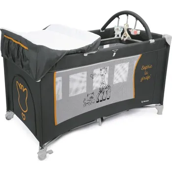 Dětská postýlka RENOLUX OPTIC-Z Cestovní postýlka 2025 Sophie la girafe SUNRISE