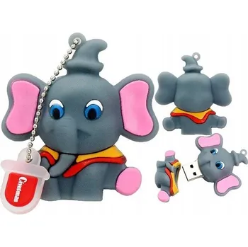 USB flash disk USB flash disk MAIDO Slon 8 GB USB 2.0 šedý