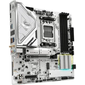 Základní deska ASRock B850M Steel Legend WiFi / AMD B850 / AM5 / 4x DDR5 DIMM / 3x M.2 / HDMI / DP / USB-C / WiFi / mATX