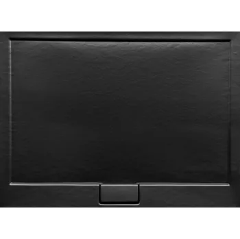 Sprchová vanička Besco Axim Obdélníková sprchová vanička 110x90 cm, černá - Stone efect, VANKAXIM1190S