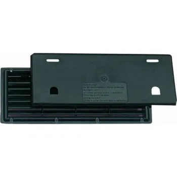 Větrací mřížka Ventilační mřížka černá 375x150mm