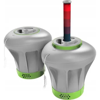 Klasický bazénový teploměr s dávkovačem chemie Marimex