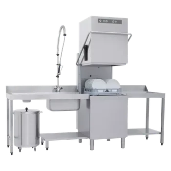 Myčka nádobí RM NT 102 MYČKA NÁDOBÍ PRŮBĚŽNÁ DVOUPLÁŠŤOVÁ 400V (C GASTRO)