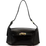 Kožená kabelka přes rameno Luka 24-044 černá