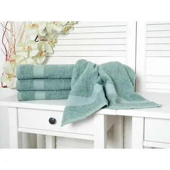 Sada koupelnových doplňků B.E.S. - Petrovice, s.r.o. Osuška froté 70x140 Adria - Zelená Granite (16-5907)