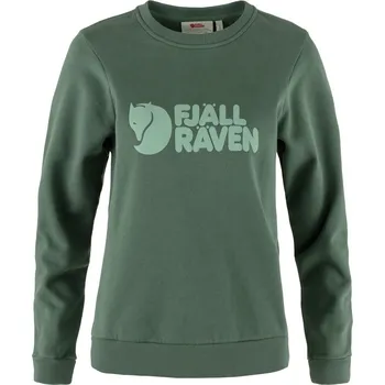 Dámská mikina mikina dámská FJÄLLRÄVEN Fjällräven Logo Sweater W Deep Patina-Misty Green - M