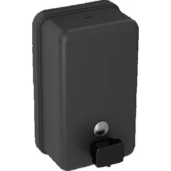 Dávkovač mýdla Sanela Nerezový dávkovač tekutého mýdla 1,2 lt, černý SLZN 39V