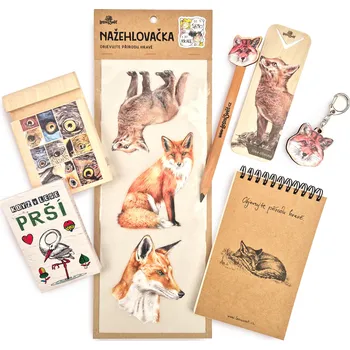 Dárkový potravinový koš Lesní svět Dárkový balíček - Liška "L"