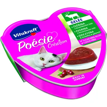 Krmivo pro kočku Vitakraft Vitakraft Poésie zvěřina v brusinkové omáčce 85g