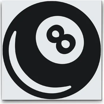 Malování podle čísel - Kulečníková koule Velikost: 50x50cm, Rámování: Pouze srolované plátno