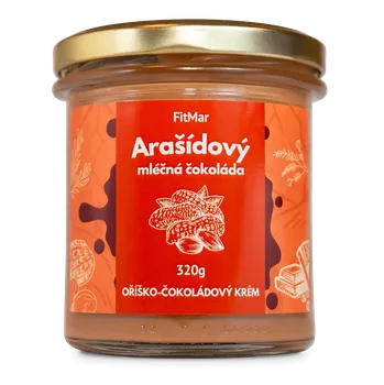 FitMar.cz Arašídový krém s mléčnou čokoládou 190g