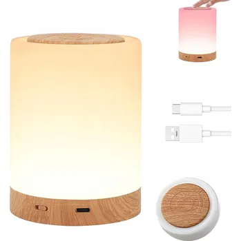 Lampička 10 BAREV 4 REŽIMY LED NOČNÍ LAMPA DOTYKOVÉ STMÍVÁNÍ STOLNÍ LAMPA