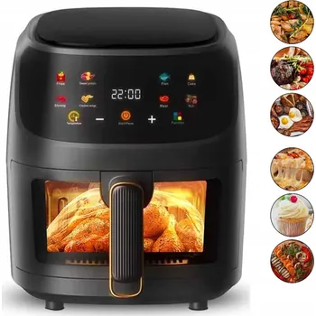 fritéza Horkovzdušná fritéza 8l Air Fryer LED dotykový barevný displej