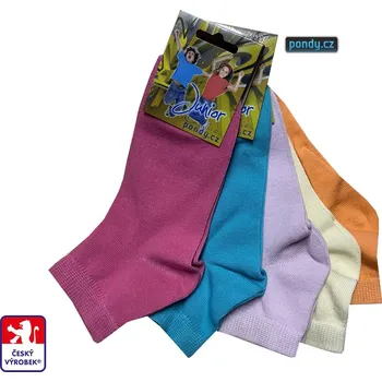 CENOVÁ AKCE Dětské snížené ponožky dívčí RS03 29-30 Mix barev