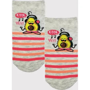 Dámské ponožky cenová akce Ponožky nízké AVOKÁDO ST02401 35-38 Mix barev