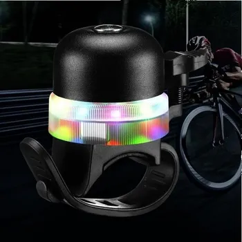 Zvonek na kolo Zvonek HIULLEN na kolo Mini s RGB světly