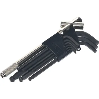 Klíč Japonská sada imbusových klíčů s bondhus koncem a rukojetí WISE - 10 ks