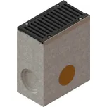 Sběrná betonová vpusť VODALAND MONO E600 s litinovou mříží 500 x 285 x 600 mm