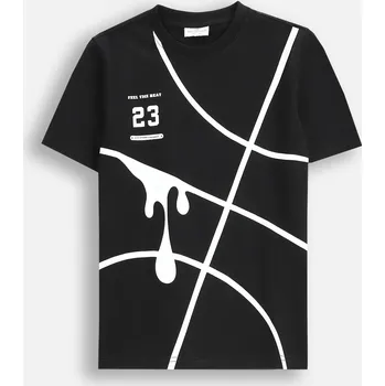 Chlapecké tričko Chlapecké tričko černé, krátký rukáv, velikost 134 Coccodrillo WC5