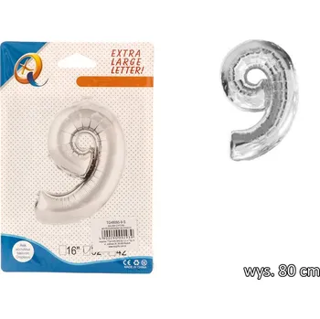 Balónek FÓLIOVÉ BALÓNKY ČÍSLICE FÓLIOVÝ BALÓNEK ČÍSLICE 9 80CM