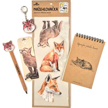 Dárkový potravinový koš Lesní svět Dárkový balíček - Liška "M"