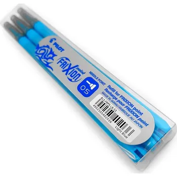 Kancelář Pilot FriXion Point BLS-FRP5, náplň do gumovacích rollerů, ultra tenký hrot F 0,5 mm Barva: Světle modrá