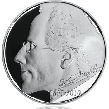 Stříbrná mince 200 Kč k 150. výročí – narození Gustava Mahlera 2010 Proof