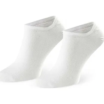 Dámské ponožky Bílé kotníkové bambusové ponožky Art. 094 VI007, WHITE Velikost: 35/37