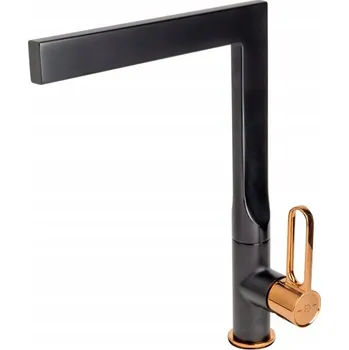 Vodovodní baterie Kuchyňská stojánková baterie F-Design ZAFFIRO černá