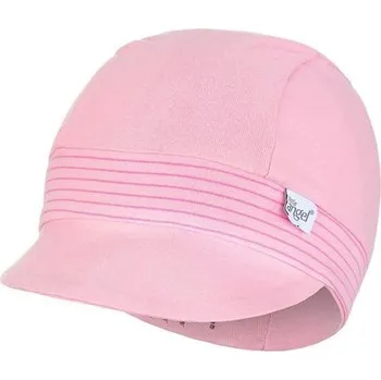 Módní doplněk LITTLE ANGEL Kšiltovka tenká pruh Outlast® - starorůžová/pruh starorůžový Velikost: 5 | 49-53 cm