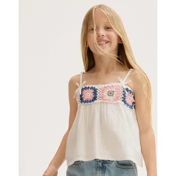 Reserved - Halenka s aplikací - krémová - 629EX-01X - 629EX-01X-122