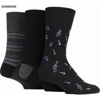 Pánské ponožky GENTLE GRIP SOMRJ546 3 páry černá 39-45