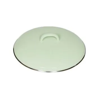 Poklice Smaltovaná poklice - 22 cm - zelená