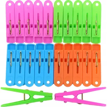 Kolíčky Žabky Sponky na praní oděvů Spodní prádlo Silné 20 ks Sada